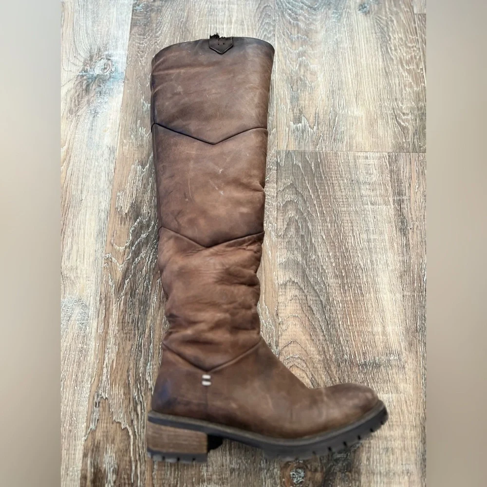 Ross & Snow Women’s Elena Shearling Waterproof Over the Knee Boots